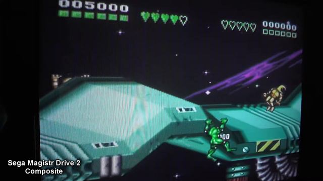 Сравнение композита и RGB на Sega Multi-Mega и Magistr Drive 2
