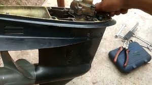 Повторный ремонт редуктора Ямаха 55