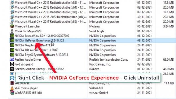 How To Completely Uninstall NVIDIA GeForce Experience Windows 11 / 10 / 8 / 7