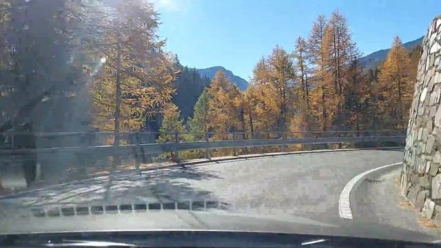 Едем по Альпам, красивые места. Швейцария. смотреть онлайн