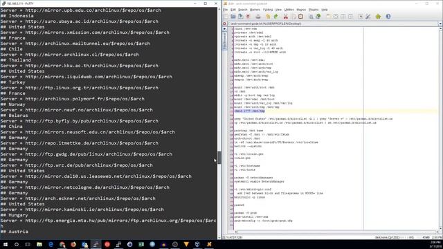 Installing Arch Linux смотреть онлайн