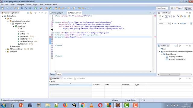 5. BeanFactory Example (Setter Injection) смотреть онлайн