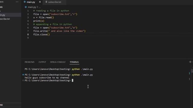 file handling in python | python file handling tutorial | File IO in python смотреть онлайн
