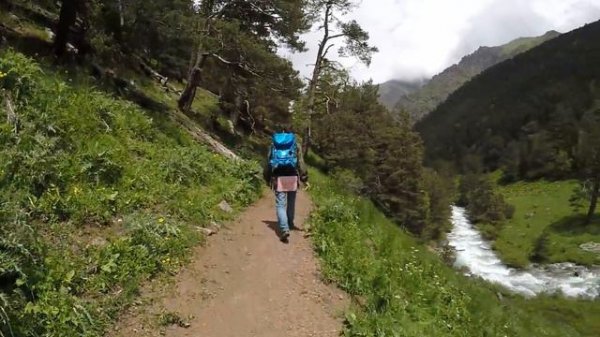 КЧР горы, поход Аксаут