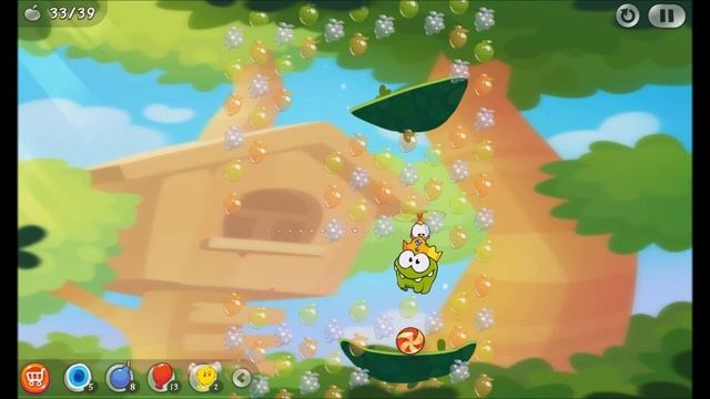 Cut the Rope 2 - Level 10 (3 stars, 39 fruits, 1 star) смотреть онлайн