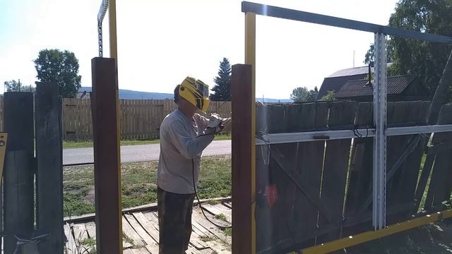 Делаем ворота из подручных средств своими руками смотреть онлайн