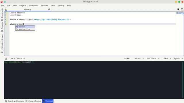Python Advice API in two minutes смотреть онлайн
