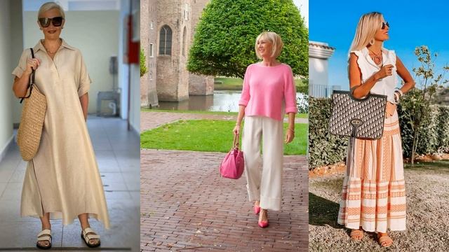 ?СТРИТ СТАЙЛ?МОДНЫЕ ЛЕТНИЕ ОБРАЗЫ ДЛЯ ЖЕНЩИН 50+? смотреть онлайн