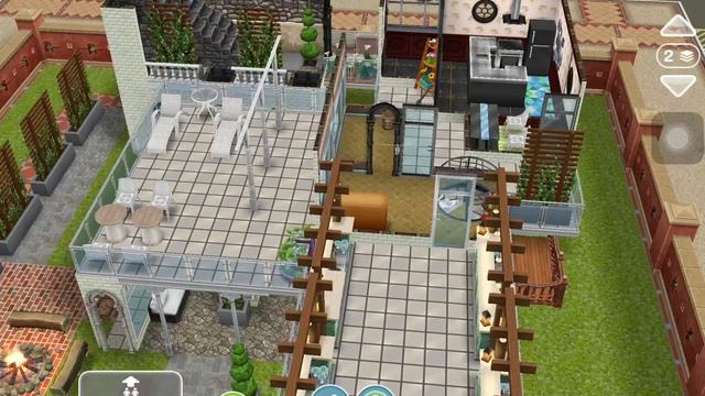 (Full Furnished) Small Modern House || Sims Freeplay смотреть онлайн
