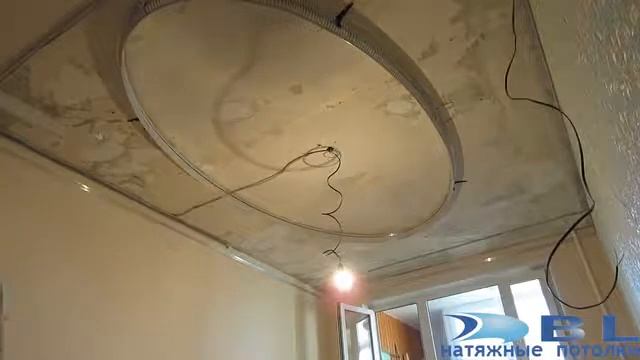 Двухуровневый потолок в виде овала смотреть онлайн