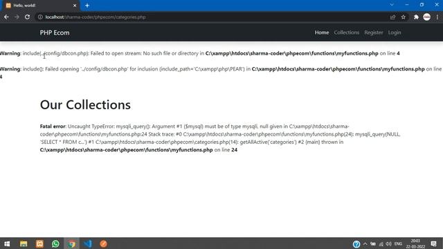 PHP Ecom Part 17 : How to display category in user side in PHP MySQL смотреть онлайн