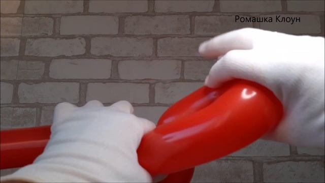РОЗА ИЗ ШАРИКОВ цветы Balloon Rose TUTORIAL como hacer una rosa con globos paso a paso смотреть онлайн
