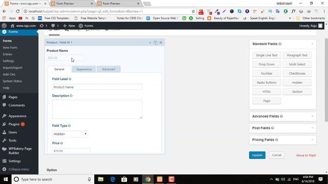 Gravity Forms Tutorial 2019- How To Use Pricing Fields in GF #5 смотреть онлайн