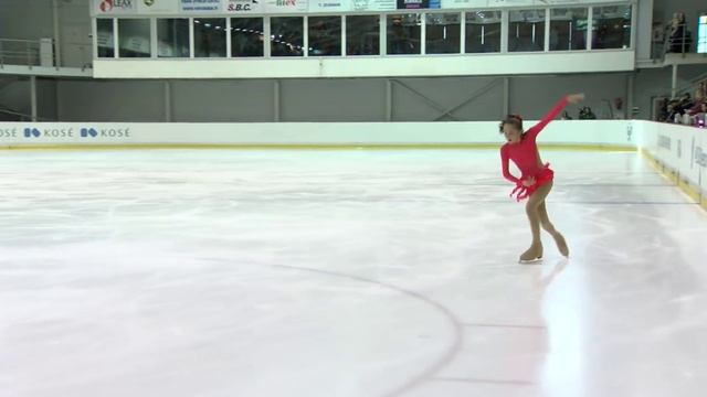 ISU 2015 Jr. Grand Prix - Riga Ladies Short Program Anastasia GOZHVA UKR смотреть онлайн