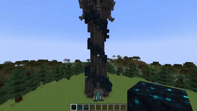Minecraft Fantasy Sculk Tower | Deep Dark Wizard Tower Build Tutorial смотреть онлайн
