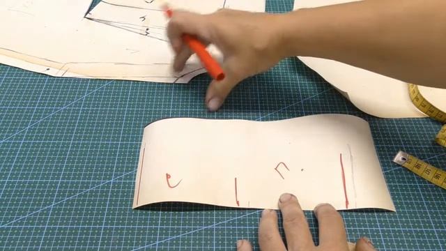 Построение воротника стойка. Блузка с планкой на пуговицы. Часть 3. смотреть онлайн