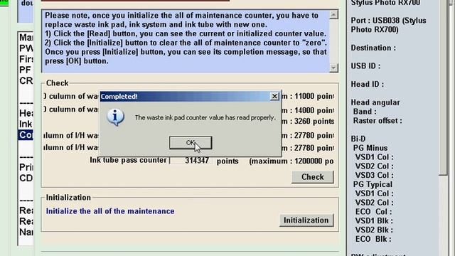 Памперс Epson RX700 программа для сброса ошибки смотреть онлайн