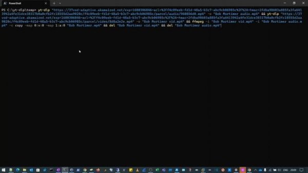YT-DLP Audio & Video merge with FFMPEG