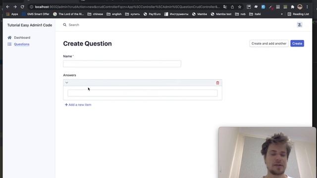 Create Cascading Forms in PHP using Symfony5 & EasyAdmin3 смотреть онлайн