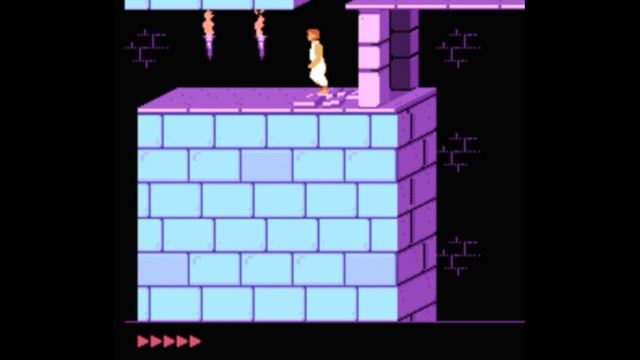 Dendy (Famicom,Nintendo,Nes) 8-bit Prince of Persia Level 3