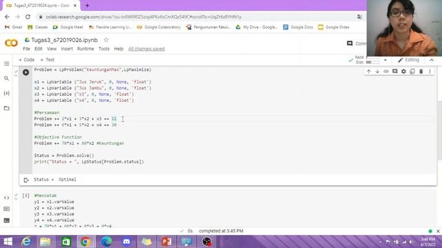 Tugas 3 - SIMPLEX METHOD смотреть онлайн