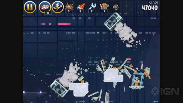 Angry Birds Star Wars Cloud City Level 4 30 3 Star Walkthrough смотреть онлайн