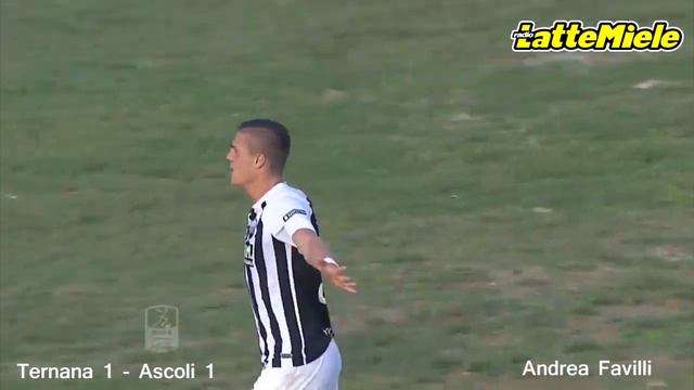 FAVILLI Goal (Ternana 1 - Ascoli 1) 21/10/17 смотреть онлайн