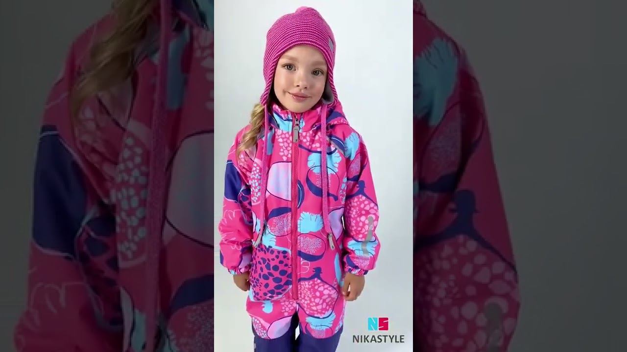 Комбинезон утеплённый NikaStyle демисезонный 8м2022 (фуксия/бирюза) смотреть онлайн