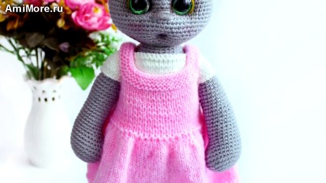 Амигуруми: схема Кошечка Полли. Игрушки вязаные крючком - Free crochet patterns. смотреть онлайн