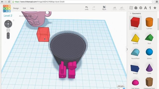 6) Make A Cup 2016v With Tinkercad + 3D Printing  | 3D Modeling How To Make And Design