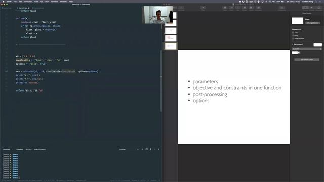 Next Steps in Using an Optimizer (scipy.optimize, Python) смотреть онлайн