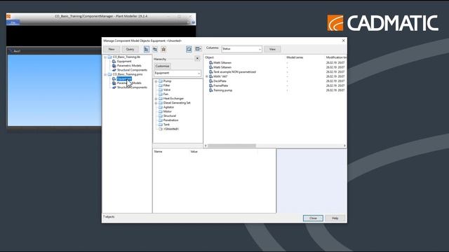 Component Modeller 01 | Create A New Area For Component Manager | CADMATIC Academy смотреть онлайн