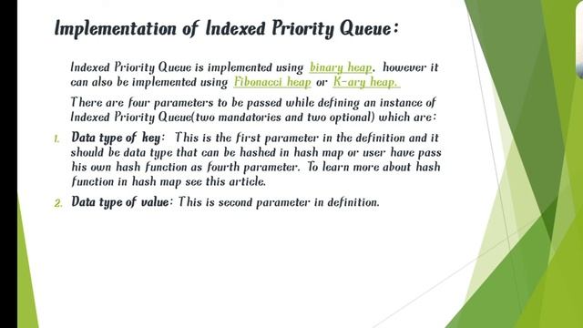 Operation on indexed priority queue смотреть онлайн