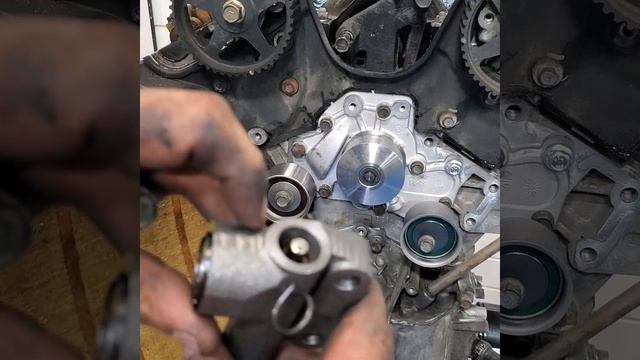 Replacing Timing Belt And Water Pump On Hyundai 2.7L V6