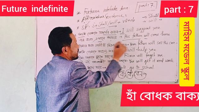 Future indefinite tense for Affirmative sentence :- смотреть онлайн