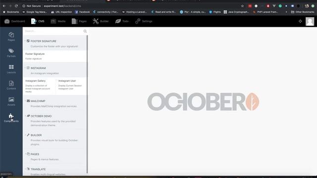 October CMS Plugin Instagram API Integration смотреть онлайн