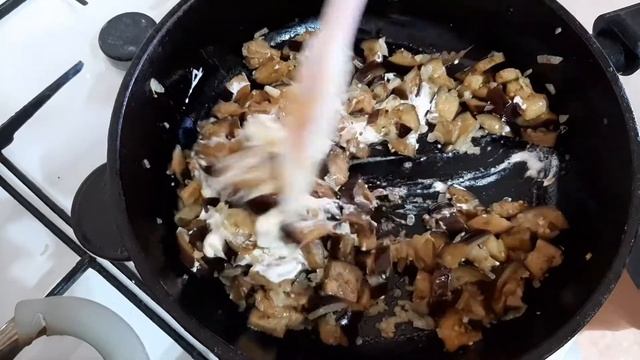 Очень вкусный суп из баклажанов ??