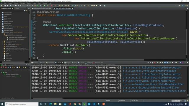 Como criar um client para um serviço OAuth2? Spring Boot Security Parte 3! смотреть онлайн