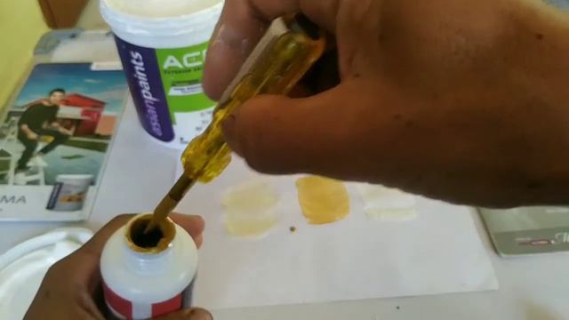 Wall Golden Color || Off White Colour || Yellow Color || Cream Color || Yellow Oxide Stainer смотреть онлайн