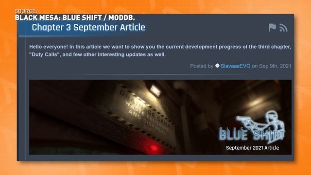 Black Mesa: Blue Shift Chapter 3 release date announced! смотреть онлайн