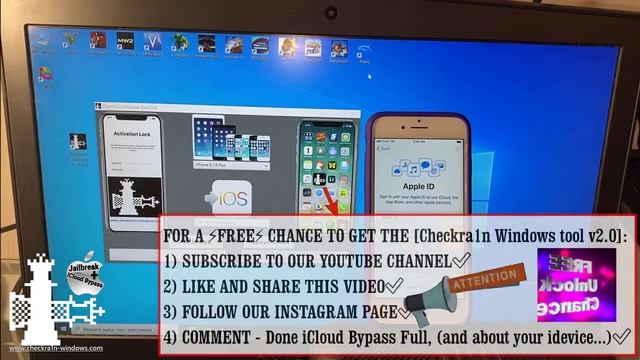 iPhone 8 iCloud Bypass CHECKRA1N WINDOWS iOS 14 4 смотреть онлайн