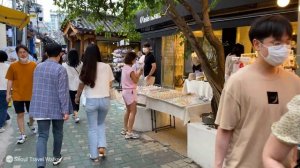 익선동 웨이팅만 1시간! 수많은 인파로 바글거리는 종로구 익선동 먹자골목, 포차 거리 휴일 오후 풍경, 서울 종로 여행, Seoul Korea Walk.