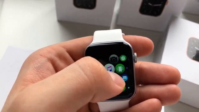 Обзор смарт часов Apple watch W26+ смотреть онлайн