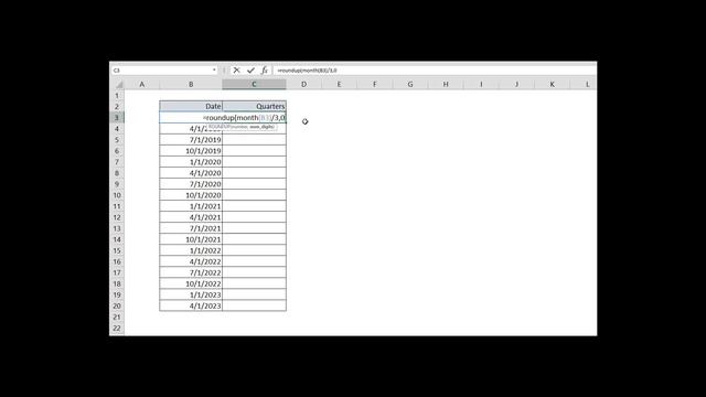 How to create a Quarter formula in Excel смотреть онлайн