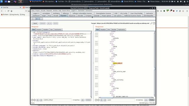 8- Lab: SQLi attack, listing the database contents on Oracle (Solution) смотреть онлайн
