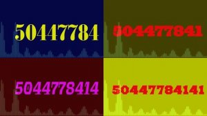 Numbers 0 to 100000000~100000000000