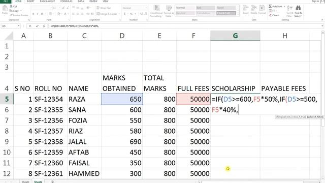 #102 How To Make Scholarship statement Sheet on Excel смотреть онлайн
