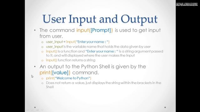 Python Basics : Lesson 1 : Variables Input and Output - Ziyan Junaideen смотреть онлайн