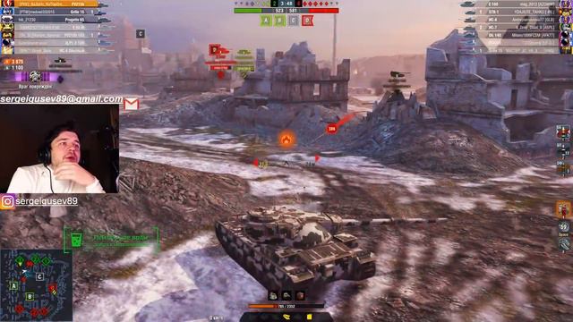 WoT Blitz - Магия ШОТНОГО танка Vs БУХИЕ танкисты ● Как играть на танке FV215b (WoTB)