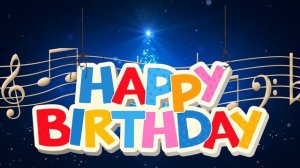 ХЭППИ БЕЗДЕЙ ТУЮ (для выноса торта, без ускорения)